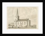 Whittington Church: sepia drawing, 1836 by Thomas Peploe Wood