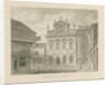 Lichfield - Guildhall: sepia drawing, 1838 by John Buckler