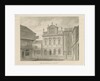 Lichfield - Guildhall: sepia drawing, 1838 by John Buckler