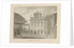 Lichfield - Guildhall: sepia drawing, 1838 by John Buckler