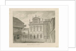 Lichfield - Guildhall: sepia drawing, 1838 by John Buckler
