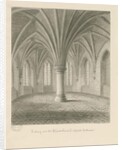 Interior of Lichfield Cathedral - Library above Chapter House: sepia drawing, 1806 by John Buckler
