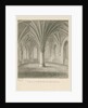 Interior of Lichfield Cathedral - Library above Chapter House: sepia drawing, 1806 by John Buckler