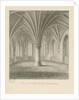 Interior of Lichfield Cathedral - Library above Chapter House: sepia drawing, 1806 by John Buckler
