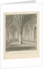 Interior of Lichfield Cathedral - Library above Chapter House: sepia drawing, 1806 by John Buckler
