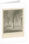 Interior of Lichfield Cathedral - Library above Chapter House: sepia drawing, 1806 by John Buckler