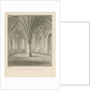 Interior of Lichfield Cathedral - Library above Chapter House: sepia drawing, 1806 by John Buckler
