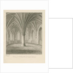 Interior of Lichfield Cathedral - Library above Chapter House: sepia drawing, 1806 by John Buckler