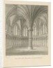 Interior of Lichfield Cathedral - Chapter House by John Buckler