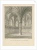 Interior of Lichfield Cathedral - Chapter House by John Buckler