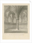 Interior of Lichfield Cathedral - Chapter House by John Buckler
