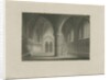Interior of Lichfield Cathedral - Chapter House: steel engraving, nd [c 1815] by James Storer