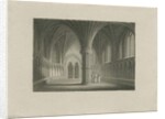 Interior of Lichfield Cathedral - Chapter House: steel engraving, nd [c 1815] by James Storer