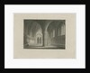 Interior of Lichfield Cathedral - Chapter House: steel engraving, nd [c 1815] by James Storer