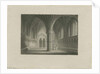Interior of Lichfield Cathedral - Chapter House: steel engraving, nd [c 1815] by James Storer