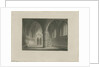 Interior of Lichfield Cathedral - Chapter House: steel engraving, nd [c 1815] by James Storer