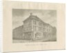 Lichfield - Birth-place of Dr. Johnson: sepia drawing, 1824 by John Chessell Buckler