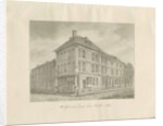 Lichfield - Birth-place of Dr. Johnson: sepia drawing, 1824 by John Chessell Buckler