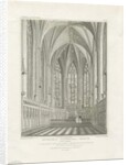 Interior of Lichfield Cathedral - Lady Chapel: engraving by John Britton