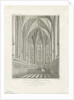 Interior of Lichfield Cathedral - Lady Chapel: engraving by John Britton