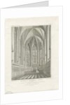 Interior of Lichfield Cathedral - Lady Chapel: engraving by John Britton