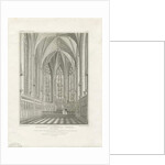 Interior of Lichfield Cathedral - Lady Chapel: engraving by John Britton