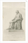 Handsworth - Monument of James Watt: stipple engraving, nd [?19th cent] by Henry Adlard