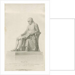 Handsworth - Monument of James Watt: stipple engraving, nd [?19th cent] by Henry Adlard