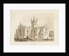Handsworth Church: sepia drawing, 1841 by Thomas Peploe Wood