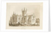 Handsworth Church: sepia drawing, 1841 by Thomas Peploe Wood
