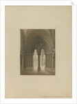 Interior of Lichfield Cathedral - Chapter House doorway by Frederick Mackenzie