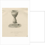 Lichfield - Font in St. Mary's Church by John Buckler