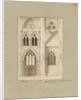 Interior of Lichfield Cathedral - Nave: sepia drawing, 1819 by Joseph Potter