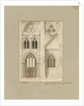 Interior of Lichfield Cathedral - Nave: sepia drawing, 1819 by Joseph Potter