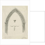 Interior of Lichfield Cathedral - Arch in North Aisle by John Carter