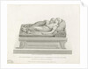 Lichfield Cathedral - 'The Sleeping Children': engraving, nd [19th cent] by Francis Legatt Chantrey