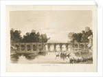 Shugborough Bridge: sepia drawing, 1836 by Thomas Peploe Wood