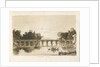 Shugborough Bridge: sepia drawing, 1836 by Thomas Peploe Wood