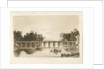 Shugborough Bridge: sepia drawing, 1836 by Thomas Peploe Wood