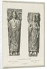 Lichfield Cathedral - Effigies of Walter de Langton and Hugh de Patteshull: engraving by Richard Woollett Basire