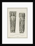 Lichfield Cathedral - Effigies of Walter de Langton and Hugh de Patteshull: engraving by Richard Woollett Basire