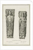 Lichfield Cathedral - Effigies of Walter de Langton and Hugh de Patteshull: engraving by Richard Woollett Basire