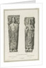 Lichfield Cathedral - Effigies of Walter de Langton and Hugh de Patteshull: engraving by Richard Woollett Basire