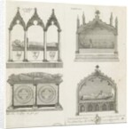 Lichfield Cathedral - Tombs, 10 Dec 1795 by School English