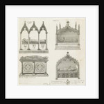 Lichfield Cathedral - Tombs, 10 Dec 1795 by School English