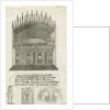 Lichfield Cathedral - Bishop's tomb [?Bishop Cornhill]: etching by School English