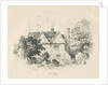High Offley - Park Hall: pen and ink drawing, 1838 by Thomas Peploe Wood