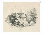 High Offley - Park Hall: pen and ink drawing, 1838 by Thomas Peploe Wood