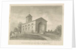 Hints Church: sepia drawing, 1838 by John Buckler