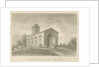 Hints Church: sepia drawing, 1838 by John Buckler